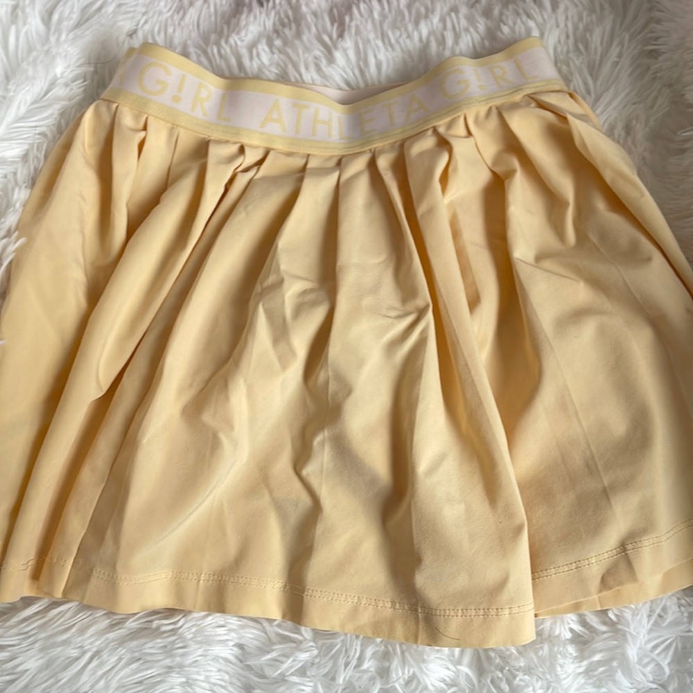 Athleta girl yellow skort